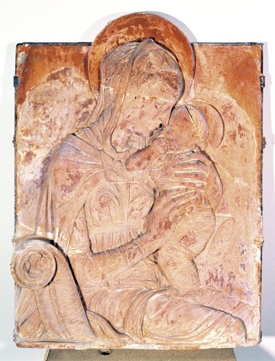 Virgen y Niño (terracota) de Donatello